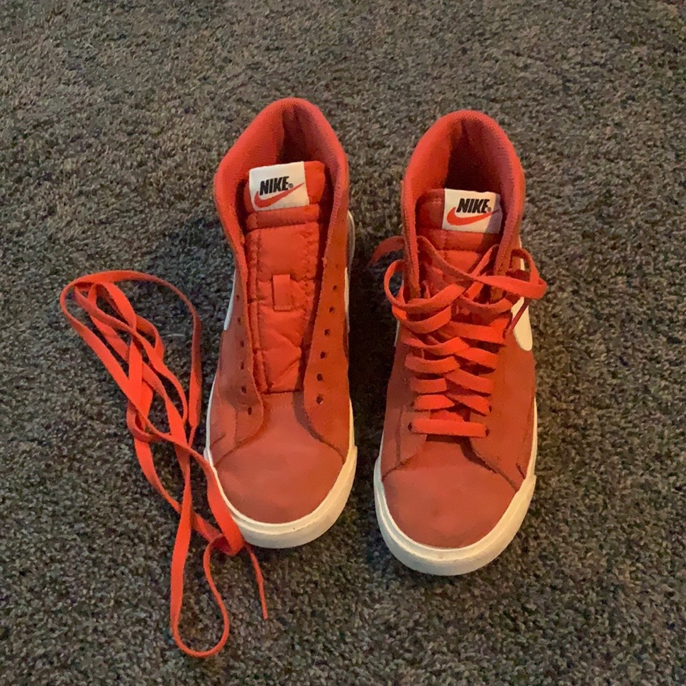 Orange Nike blazers 6.5!